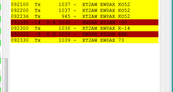 QSO FT8 from WSJT by EW8AX